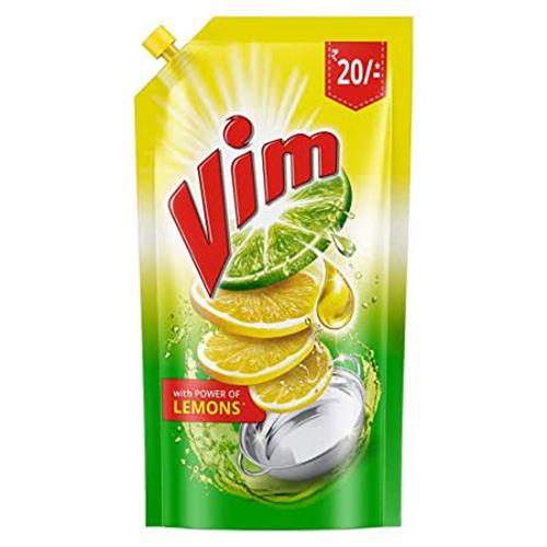 Vim Lemon Concentrated Dishwash Gel 140