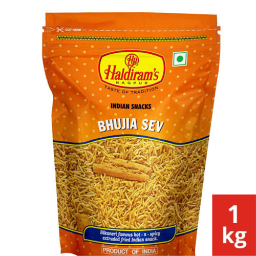 Haldirams Namkeen Bhujia Sev 1kg Pouch