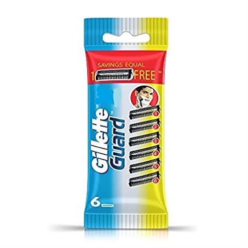 Gillette Guard Manual Shaving Razor Blades  6 Cartridge