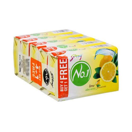 Godrej No. 1 lime and aloe vera BUY 4 GET 1 FREE 500 GM