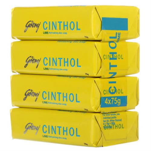 Godrej Cinthol Lime Soap 75gm 4 pcs