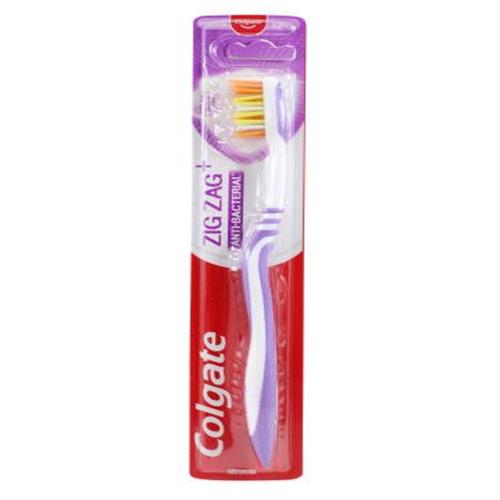 colgate toothbrush  zig zag purple