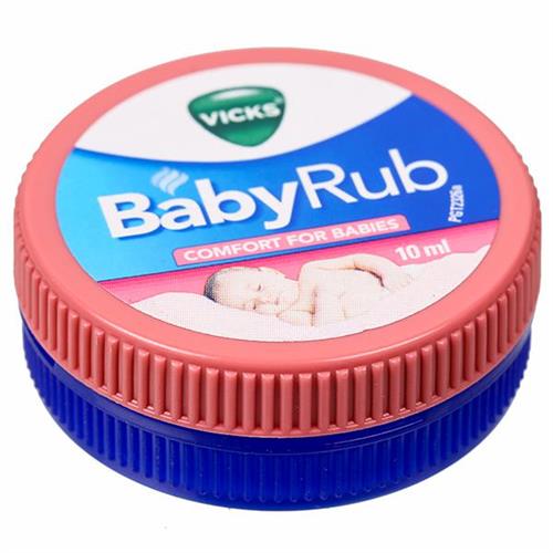 Vicks BabyRub Soothing Vapour Ointment for Babies 10ml