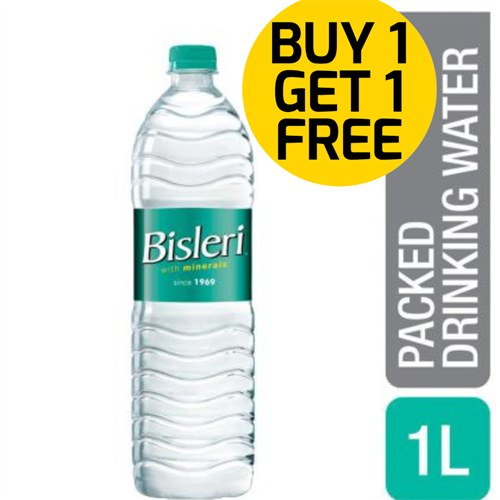 Bisleri water bottle 1 litre Buy 1 get 1 free