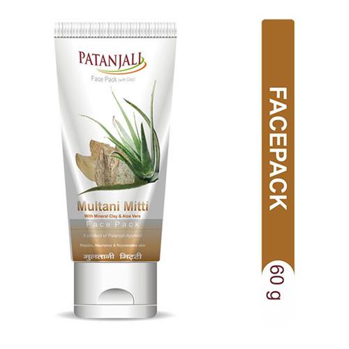 Patanjali multani mitti face pack 60 gm 