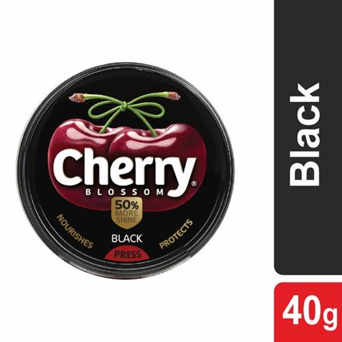 Cherry Blossom Wax Polish Black 40 gm