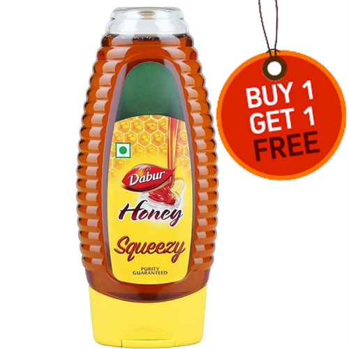 Dabur Honey Squeezy Pack 225 gm 225 gm BUY  GET  FREE