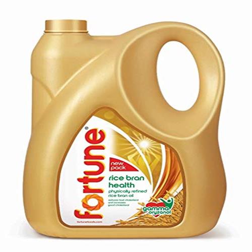 Fortune Refined Oil Rice Bran 5 Litre Can