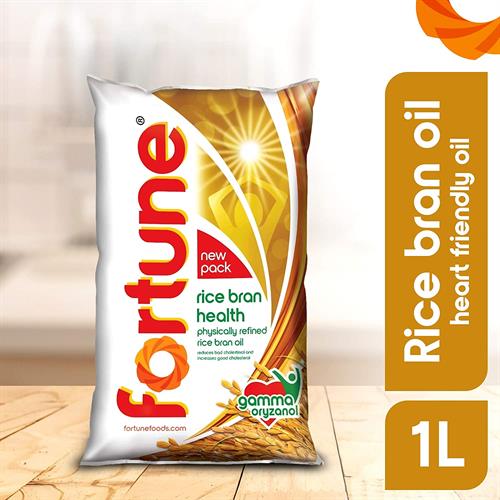 Fortune Rice Bran Health oil 1 litre pouch