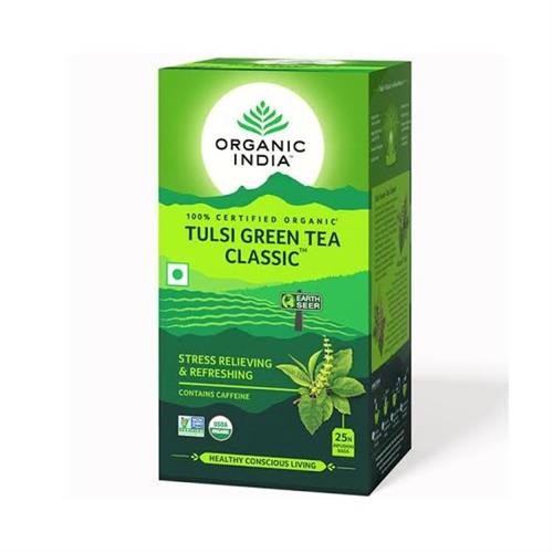 Organic India Tulsi Green Tea Classsic,25 bag