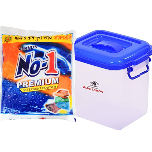 No 1 detergent powder 3 kg FREE CONTAINER