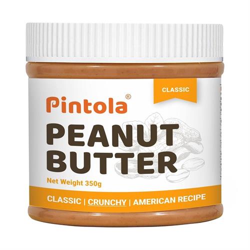 Pintola peanut butter crunchy american recipe 350 GM