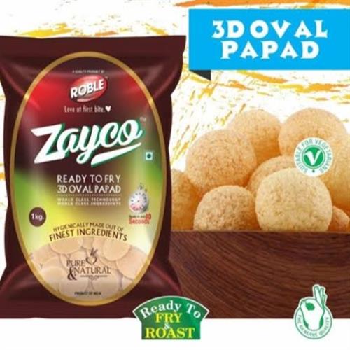 roble 3d oval golgappa papad fulki