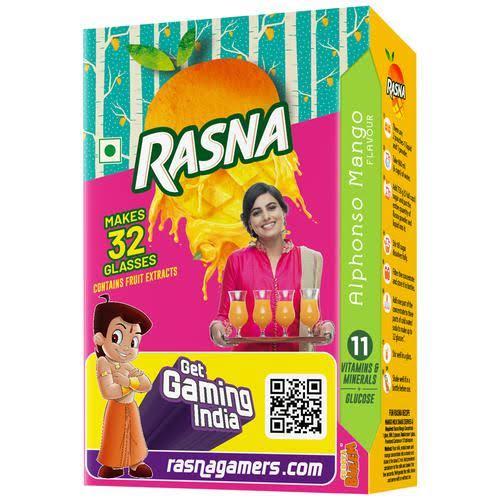 Rasna alphonso mango 32 glass