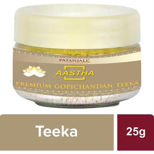 patanjali aastha Gopi Chandan Teeka, 25 gm