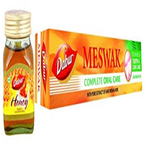 Dabur Meswak 200gm  Free Dabur Honey 20gm