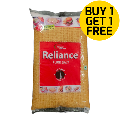 Reliance salt 1 kg BUY 1 GET 1 FREE