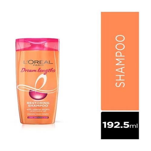 Loreal Paris Shampoo Nourishes Repair & Shine, For Long and Lifeless Hair Dream Lengths 192.5ml