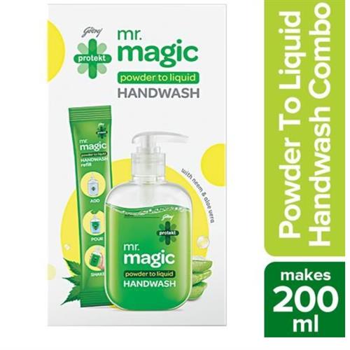 Godrej Magic Powdered Hand Wash,1U+9gm powder