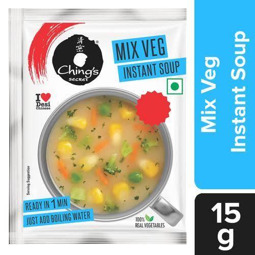 Chings Secret Mix Veg Instant Soup 15 g