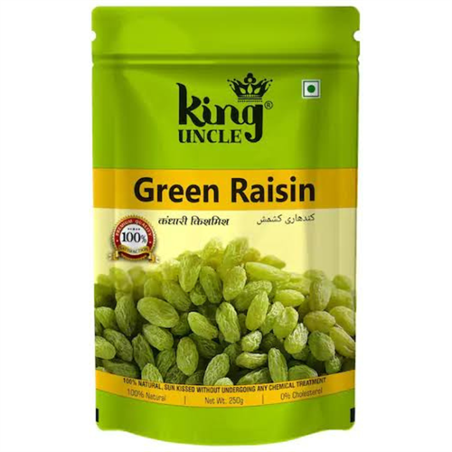 king uncle green raisin kishmish 250 g