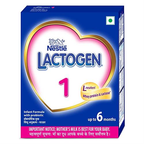 Nestle LACTOGEN 1 Infant Formula Powder Upto 6 months Stage 1 400g Box Pack