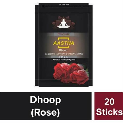 patanjali aastha Dhoop Rose,20 stick