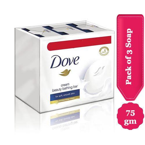 Dove soap 3 bar 75 gm each