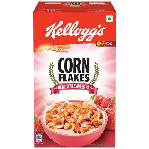 Kellogg's Corn Flakes With Real Strawberry Puree 300 g