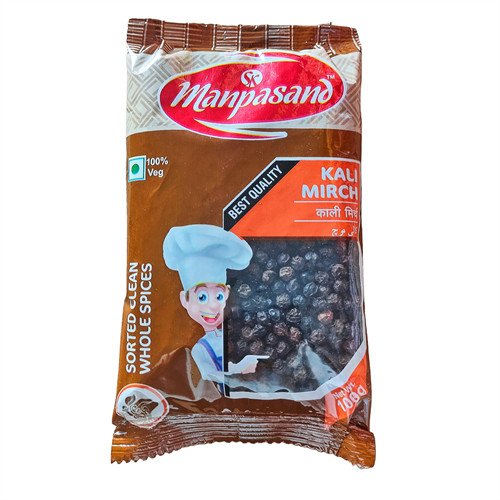 kali mirchi Black Peppercorn 100 gm