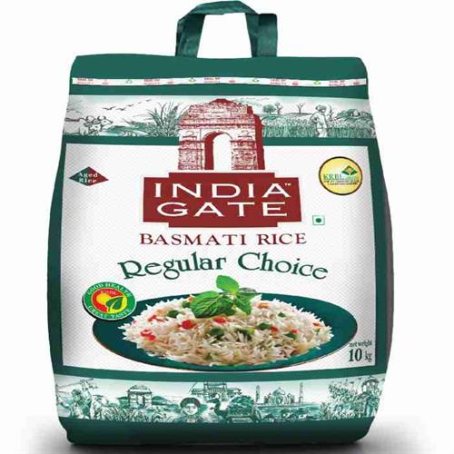 India gate basmati rice regular choice 10 KG