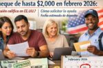 Cheque de hasta $2,000 en febrero 2026: quién califica en EE.UU., cómo solicitar la ayuda y fecha estimada de depósito
