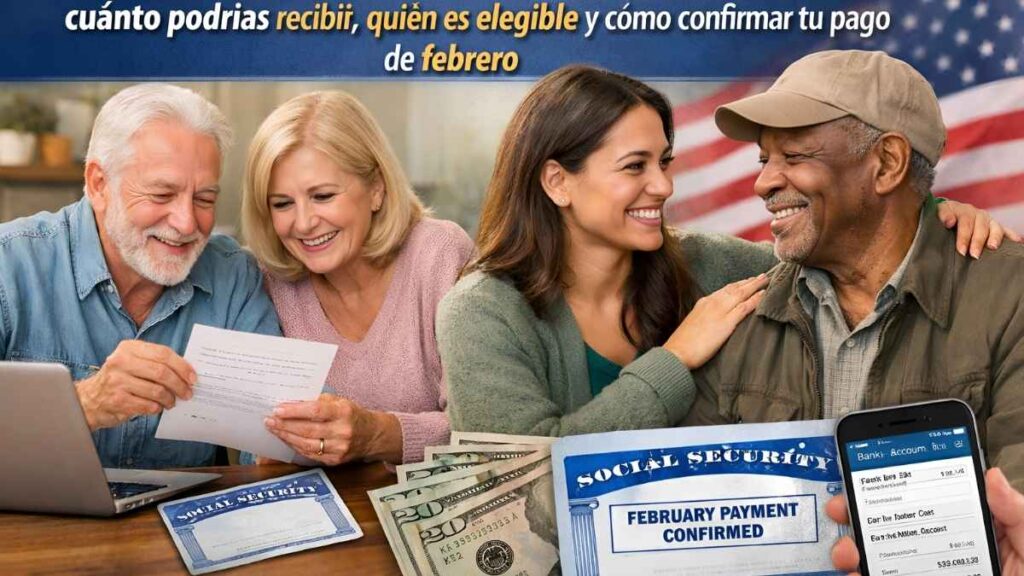 Aumento del Seguro Social 2026: cuánto podrías recibir, quién es elegible y cómo confirmar tu pago de febrero