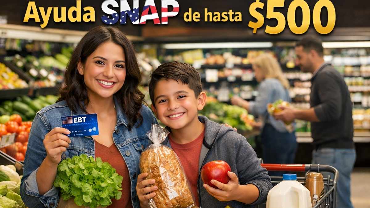 Ayuda SNAP de hasta $500: familias elegibles, pasos para aplicar y calendario de depósitos febrero 2026
