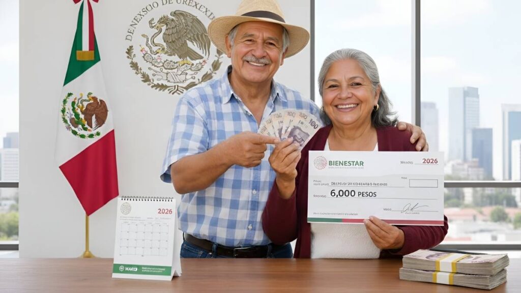 Pensión Bienestar febrero 2026: $6,000 pesos para adultos mayores, requisitos de registro y fecha oficial de depósito