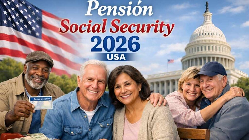 Pensión Social Security 2026: Aumento de 2.8% para jubilados, cómo reclamar y fechas de depósito en febrero